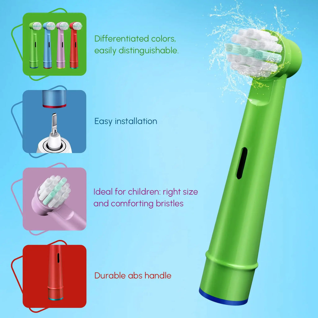 4 16 20 Electric Toothbrush Head Oral B Sensitive Replacement Kid Zpaxo