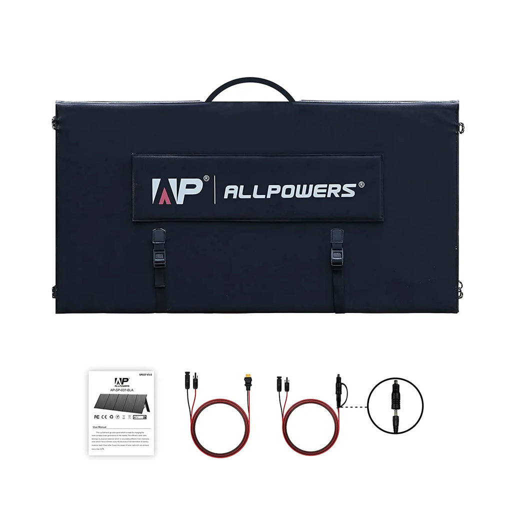 ALLPOWERS 400W 200W 140W 100W 60W Portable Solar Panel Waterproof Zpaxo