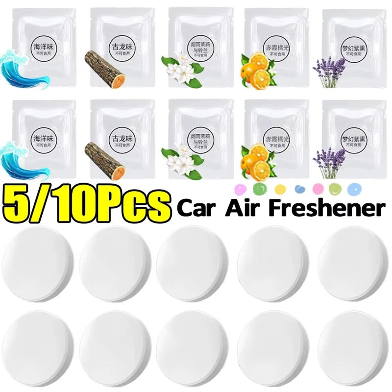 Car Vent Air Freshener Refill Tablets – 5/10/15 Pack
