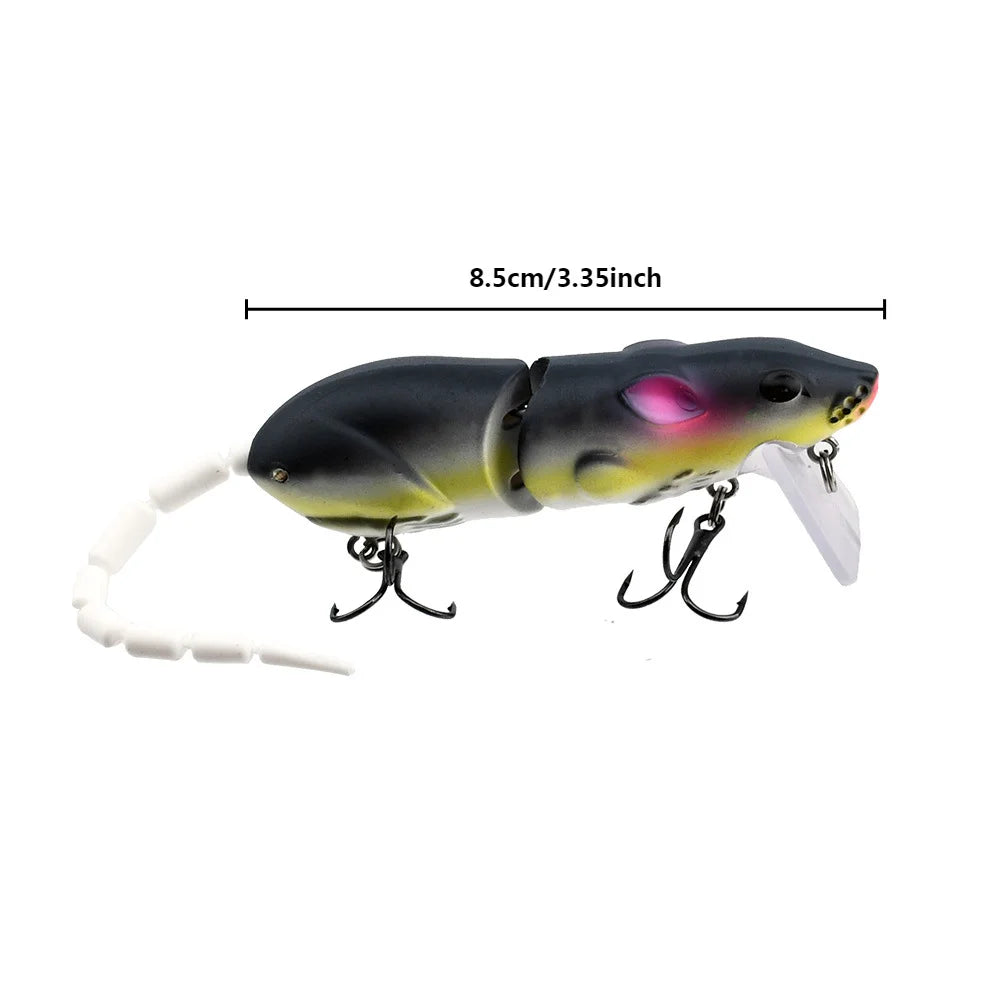Mouse Fishing Lure 15.5cm Broken Joint Pencil Bait 15.5g