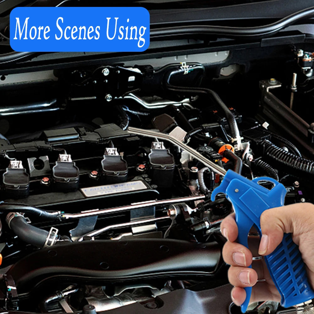 1-5 Set Air Hose Kit Multi-Purpose Dust Removal Tool Cleaning Heavy Duty Air Compressor Hose Nozzle Fitting Kit Air Blow Tool Zpaxo