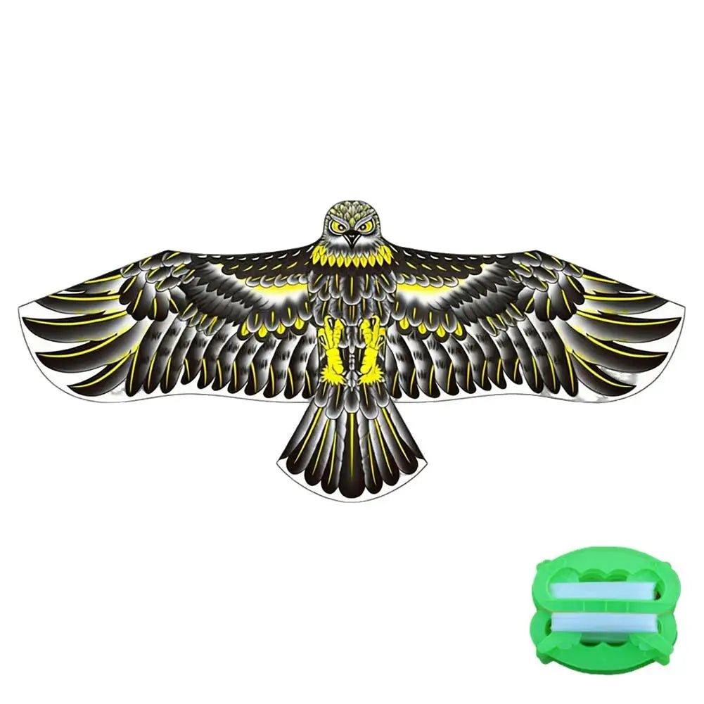 1.1M Eagle Hawk Kite Bird Scarer – Garden Bird Repellent Bird Scarer Kite Zpaxo Black