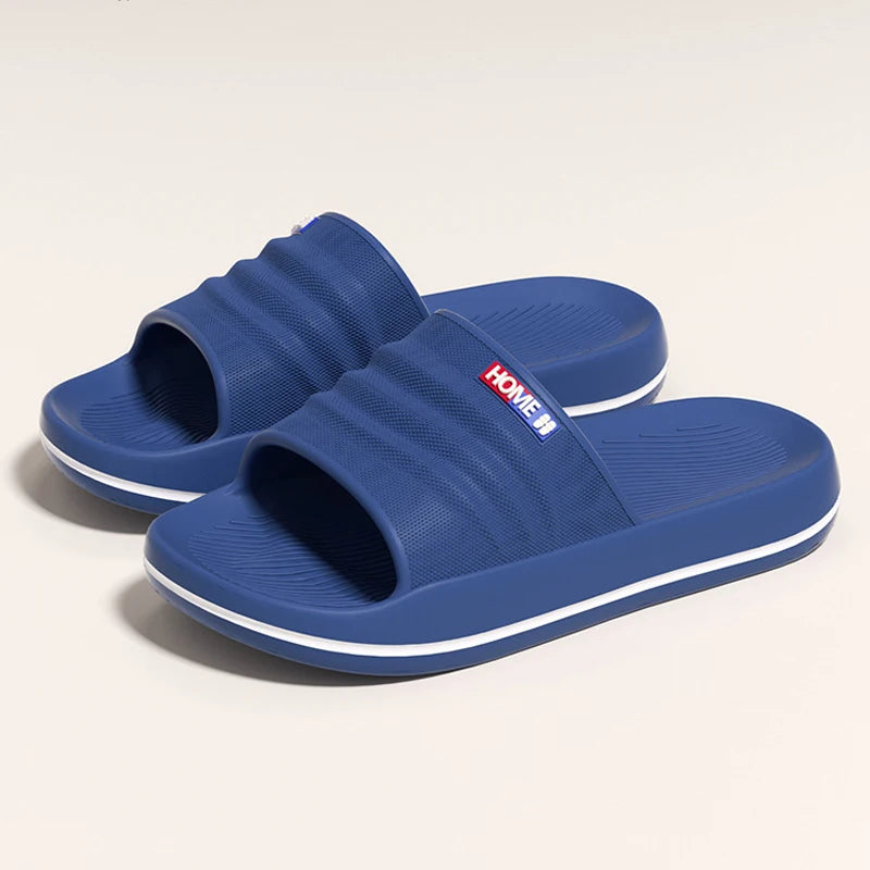 Summer Fashion Slippers Men Soft Anti-slip Bathroom Slides Indoor