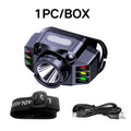 Outdoor ABS Headlights Night Fishing Lighting Mini Wave Sensing Head