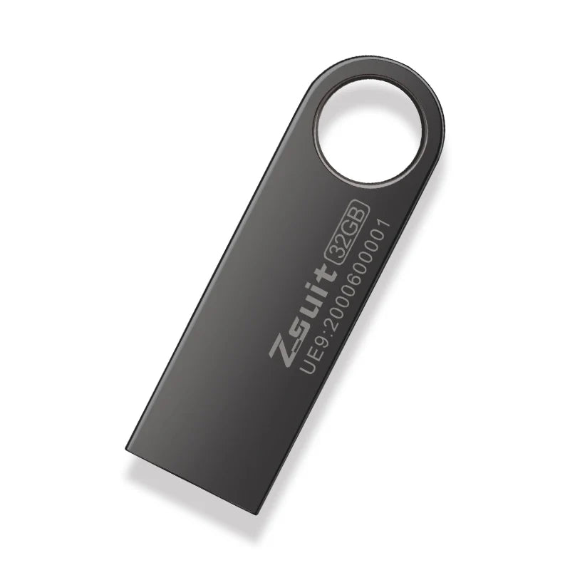 ZSUIT USB Stick Pen Drive Suspension Drive Usb Flash 32GB 64GB 128GB Memory Stick Metal Usb Flash Drive Laptop Usb U Disk 2.0 Zpaxo 128GB-10pcs black