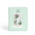 64 Pockets Photo Album Inch Pictures Storage Case Stamps Tickets Zpaxo green