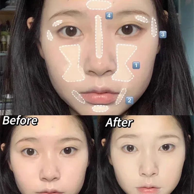Pink Liquid Concealer Stick Whitening Lasting Moisturizing Cover Acne