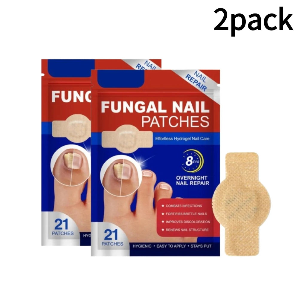Foot Nail Repair Patches Nail Ingrown Correction Sticker Antifungals Toenail-Fungus Treatments Stickers Damaged Nail Care Tool Zpaxo 2packs