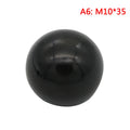 Black Plastic M4 M5 M6 M8 M10 M12 Thread Ball Shaped Head Clamping