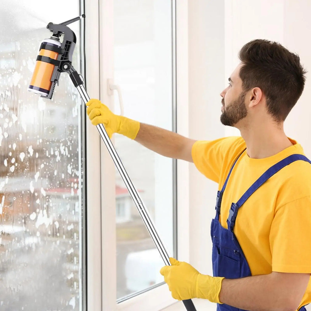 Paint Extension Pole Adjustable Spray Adapter Powder Duster