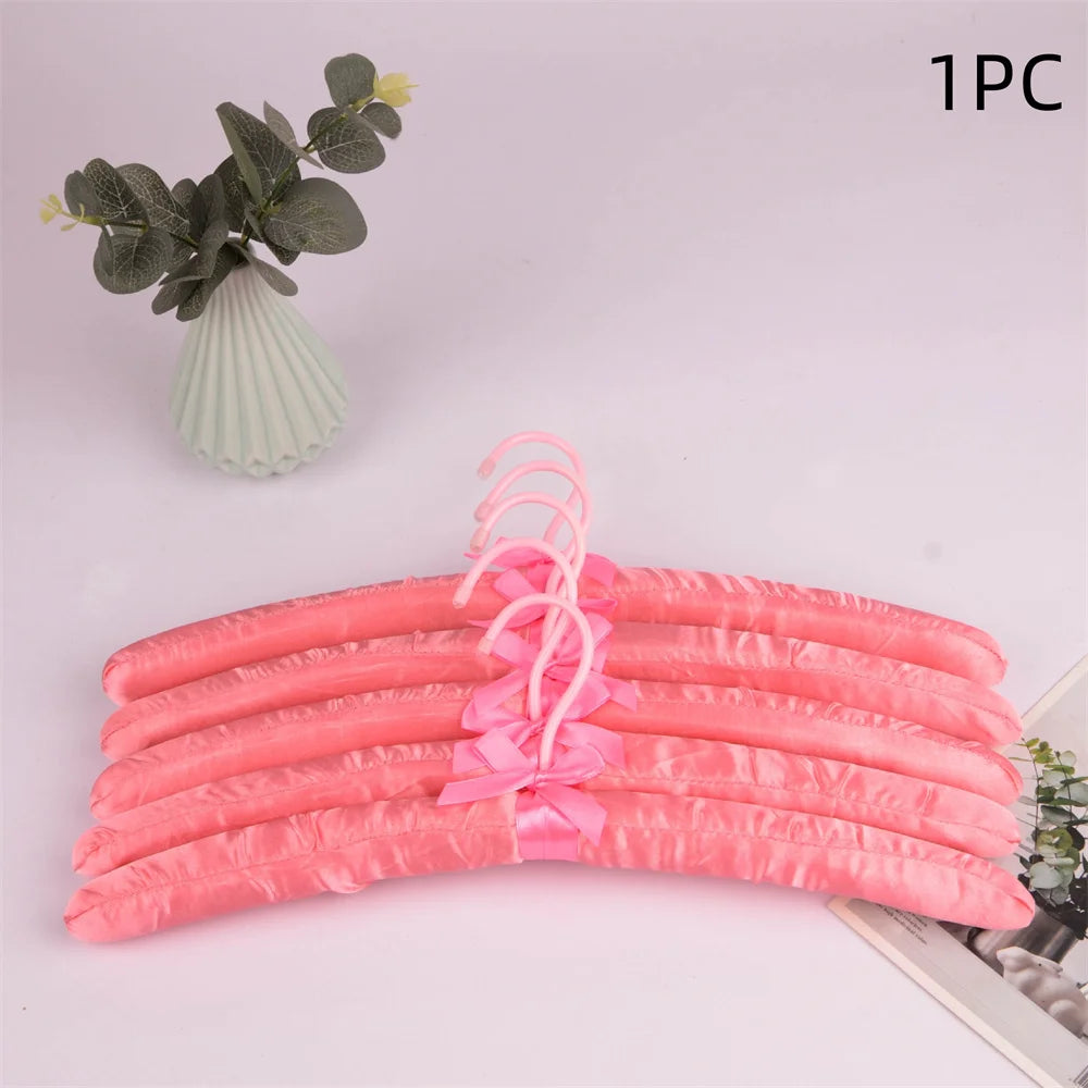 Satin Silk Padded Non-Slip Clothes Hanger – Swivel Hook
