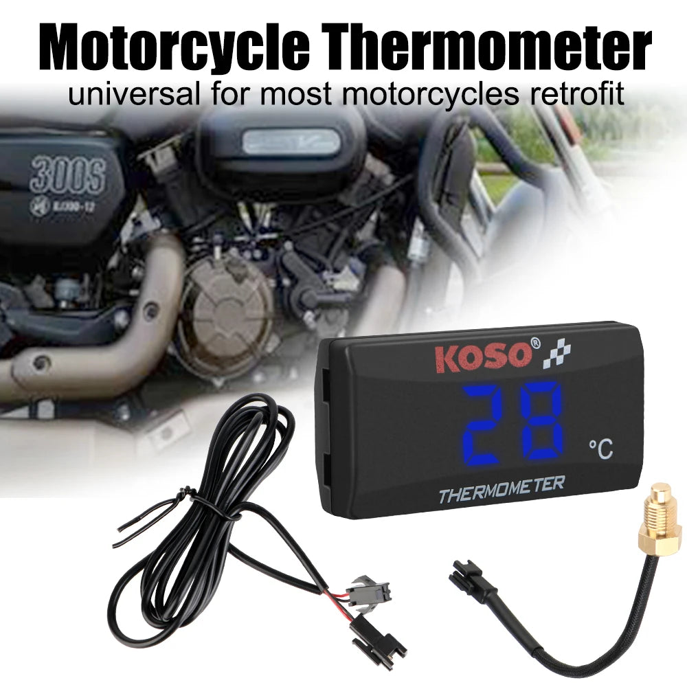 Temperature Meter Water Tank Retrofit Red Blue Indicator Warning