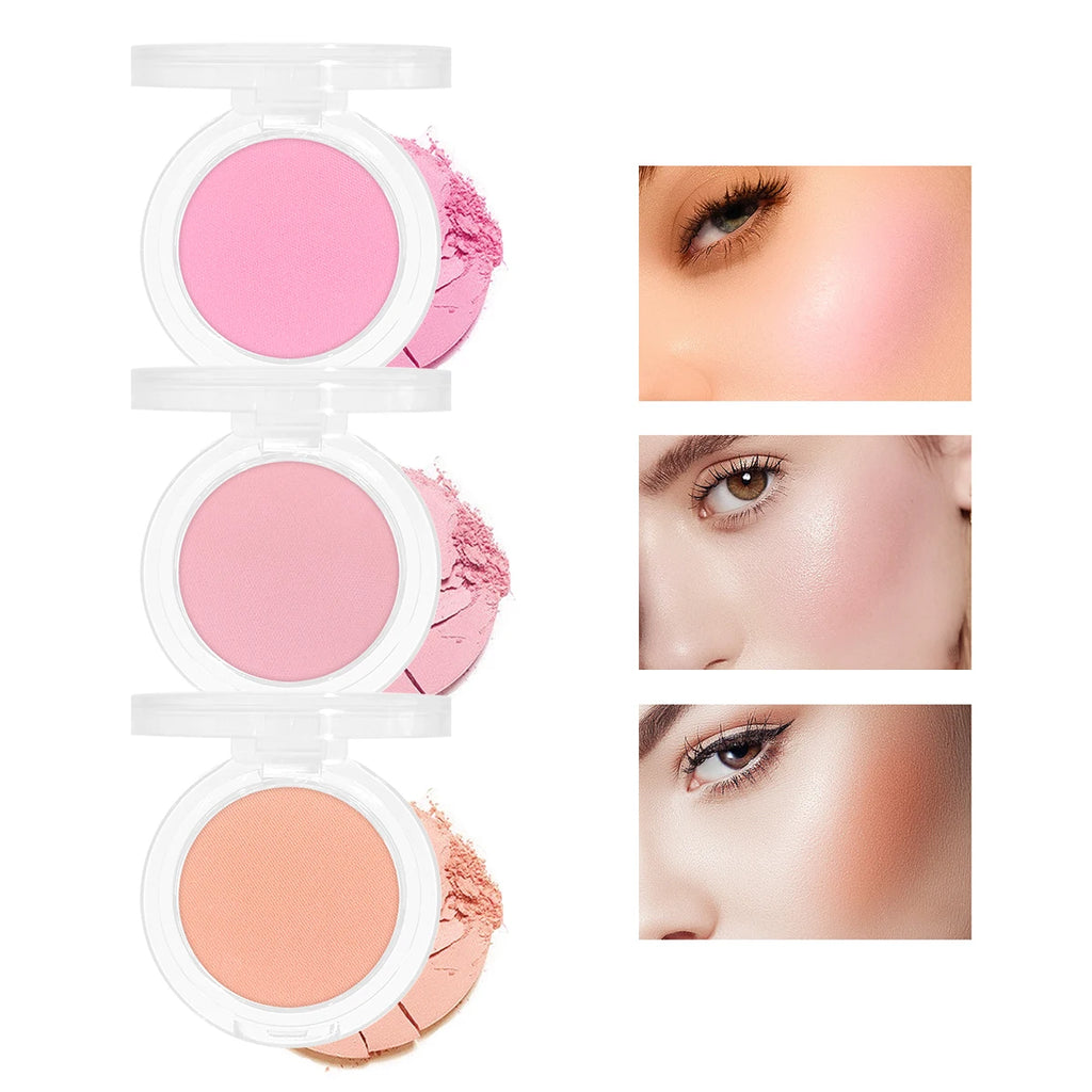 HISYI slightly tipsy blush matte fine flash micro flash natural color makeup pure desire monochrome blush plate Zpaxo