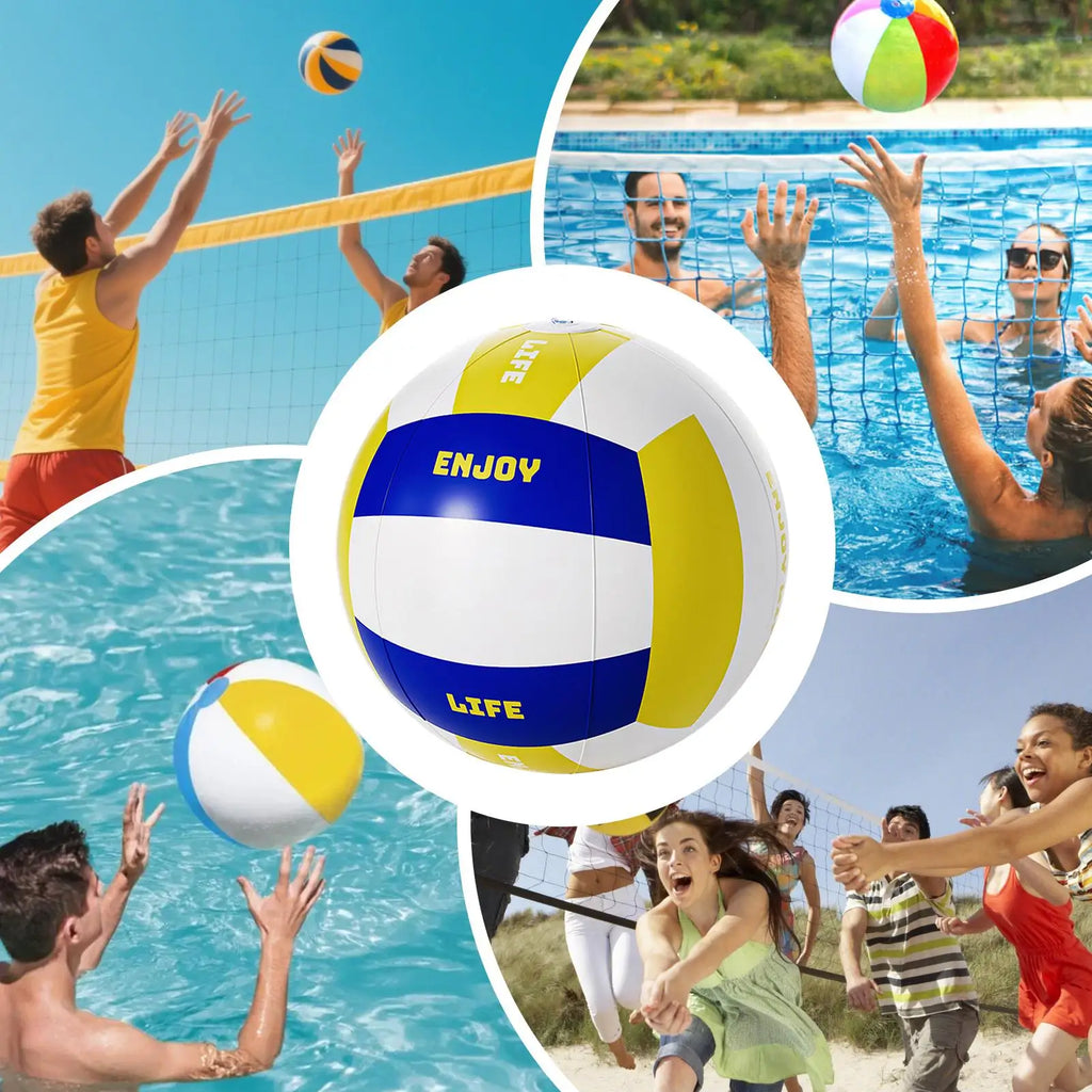 Giant Inflatable Ball Leakproof Thick PVC Pool Toys Big Kids Boys Zpaxo