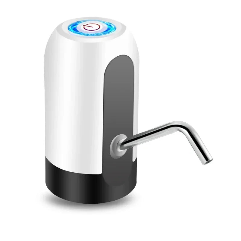Water Dispenser Pump Portable Electric Water Dispenser Pump for 5 Gallon Bottles USB Rechargeable Water Bucket Tool Carboy Bar Zpaxo White 1pcs