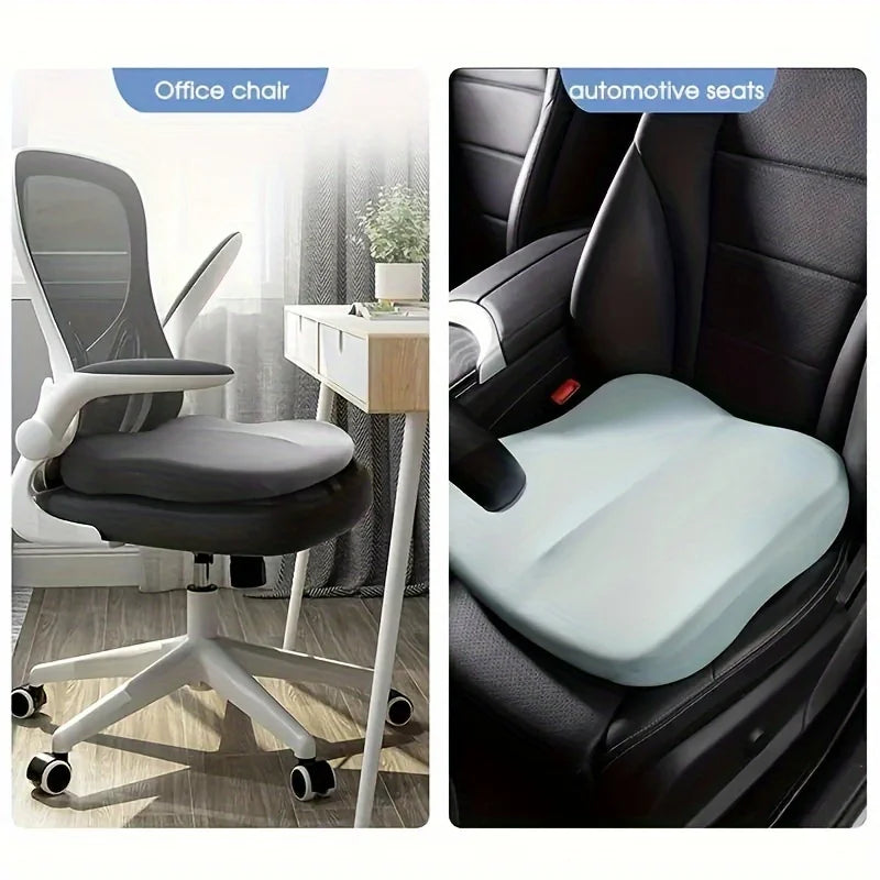 Memory Foam Car Seat Pad Cushions Driving Office Chair Cushion Longer