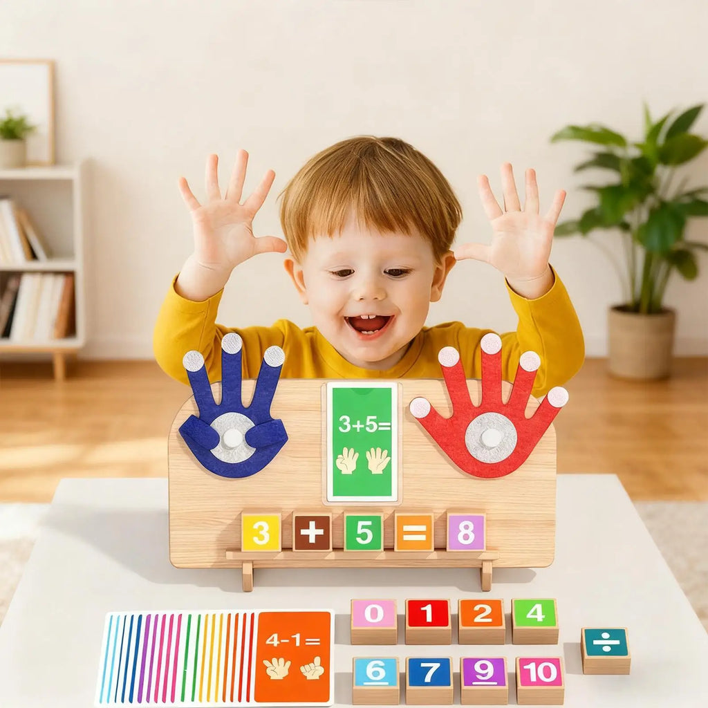 Math Toys Educational Arithmetic Family Activity Preschool Math Manipulatives Counting Blocks For Preschoolers Students Pupils Zpaxo