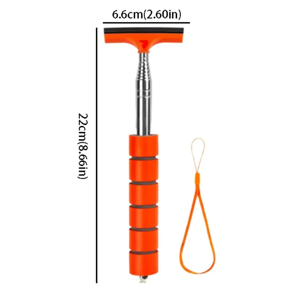 Stainless Steel Car Rearview Mirror Wiper Telescopic Retractable Zpaxo