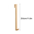 Bathroom Towel Hooks Wooden No Drill Wall Glass Door Shower Holder