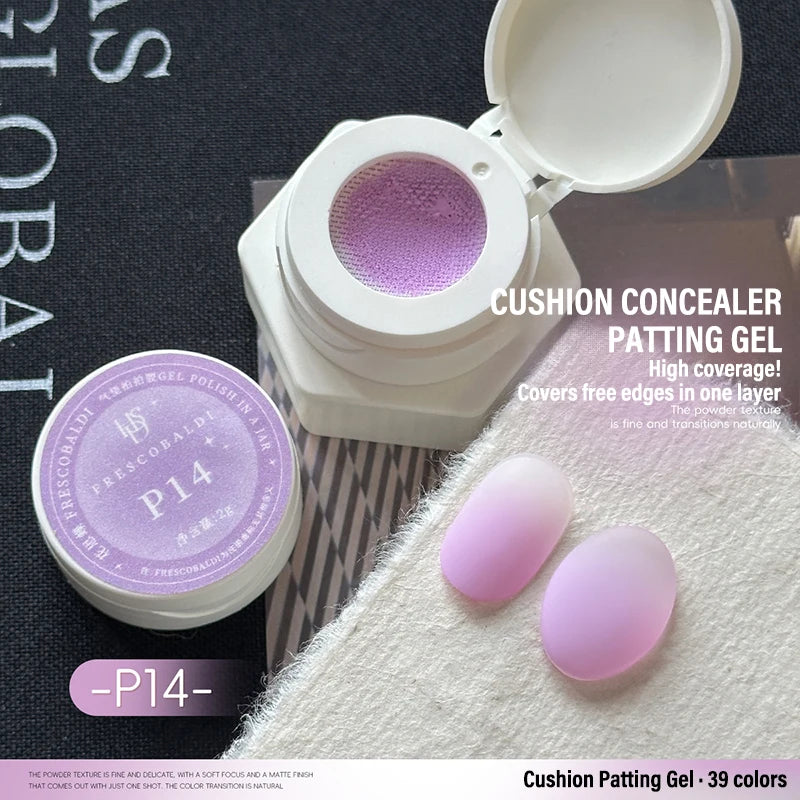 39 Colors Cushion Ombre Painting Nail Gel No Wipe Highly Saturated