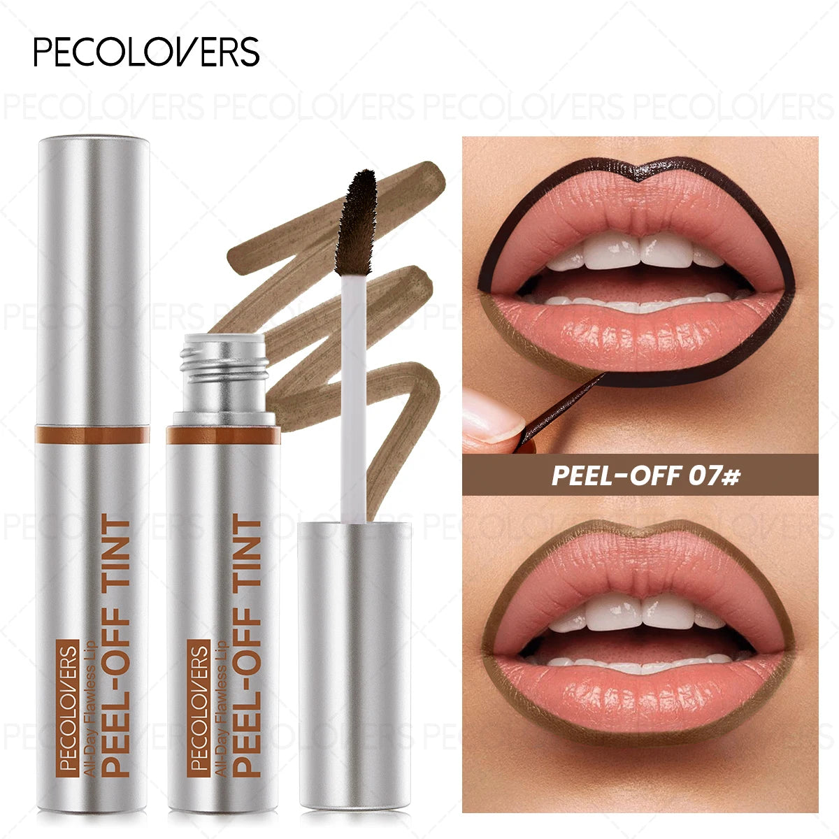 1 pc Tear-off Matte Waterproof Lip Liner, Waterproof, Sweat Proof, Lip Tattoo, Natural Lip Makeup Zpaxo 07