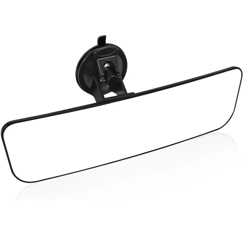 1Pc Interior Car Rear View Mirror With Suction Cup 360° Rotates Adjustable Universal For Vehicle Car Truck Accessory Replacement