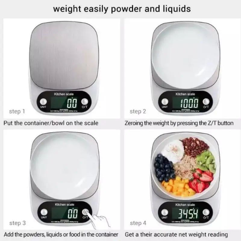 Digital Kitchen Food Scale – Precise Baking & Cooking Scale