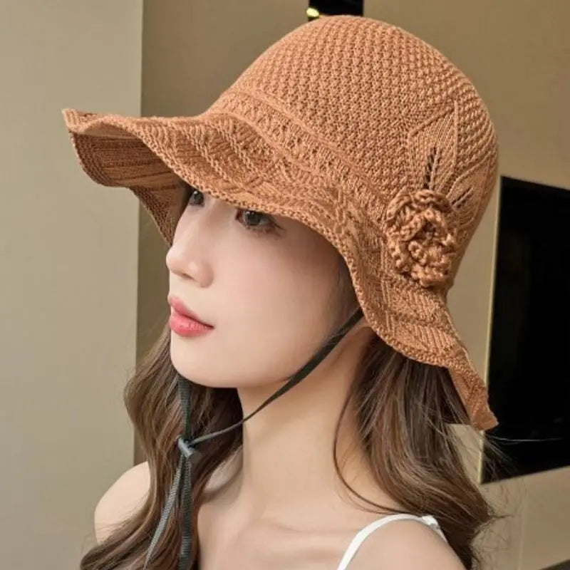 Elegant Woven Straw Sun Hat 2026 Hats Women Womens Packable Travel Zpaxo brown 1PC for 55-58cm