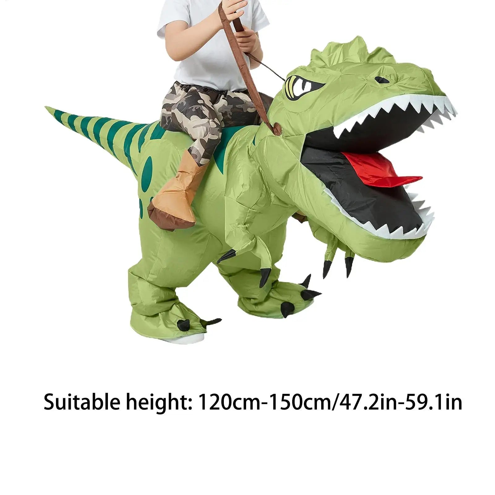 Dinosaur Costume Adult Funny Halloween Outfit Suit Men Women Blow Up Dinosaur Outfit For Christmas Event Cosplay Convention Zpaxo