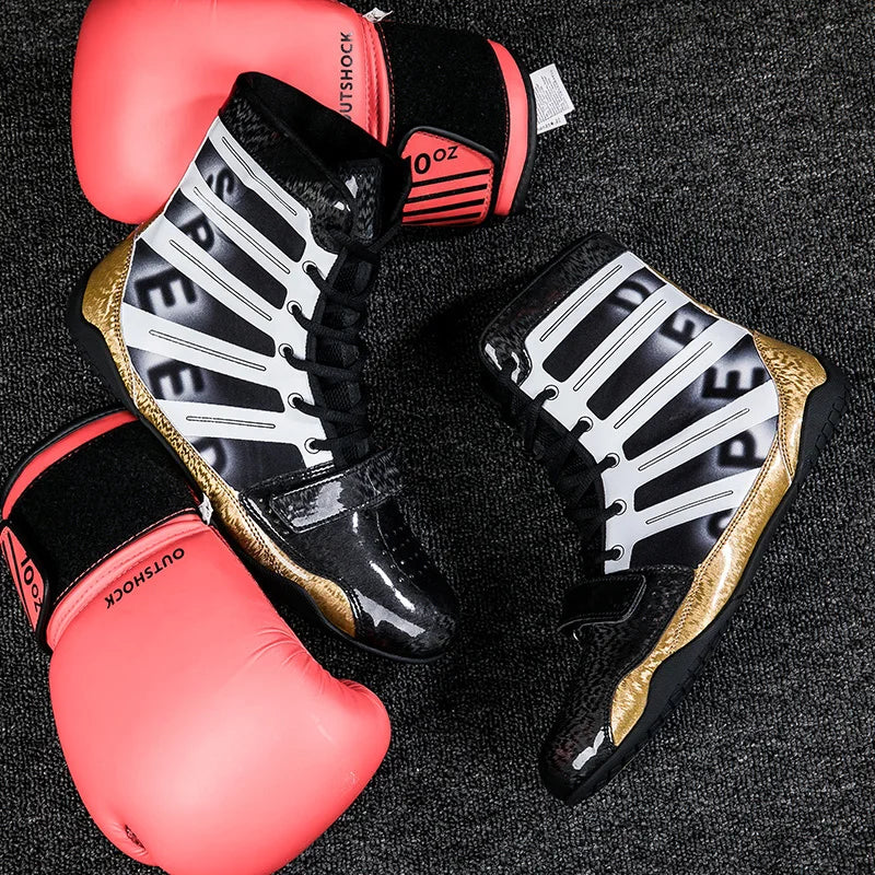 Lexsan Training Wrestling Shoes Men Female Fitness Boxing Mesh Zpaxo 23-3 2 45