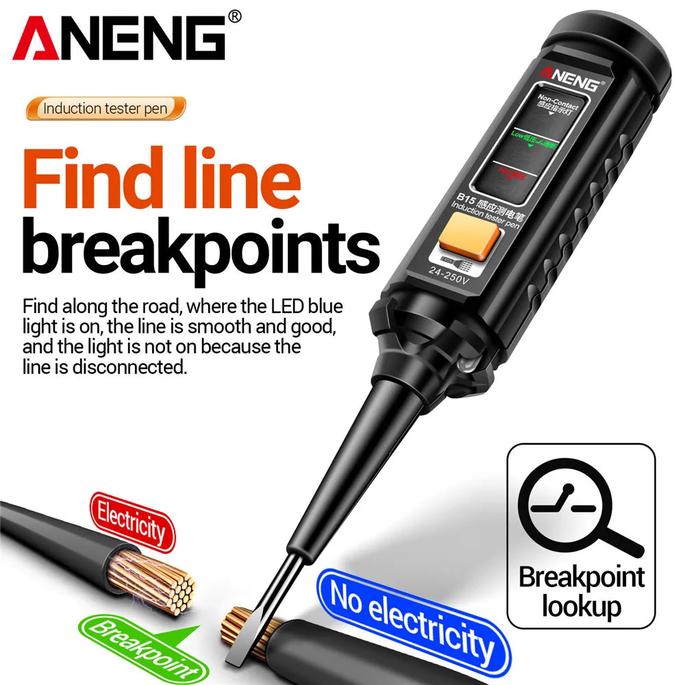 ANENG SZ308+B15 Multimeters Tester Pen Suit 1999 Counts 24-250V