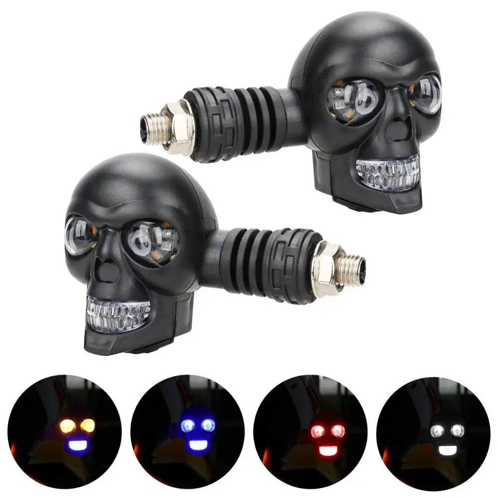 Universal Fit Motorcycle Turn Signal Lights Dual Light DC 12V Zpaxo
