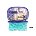 Odor Removal Sewer Cleaner Scented Gel Airs Freshener For Sinks Drains Gel Water Film Soluble In Water For Kitchen For Bathroom Zpaxo Blue