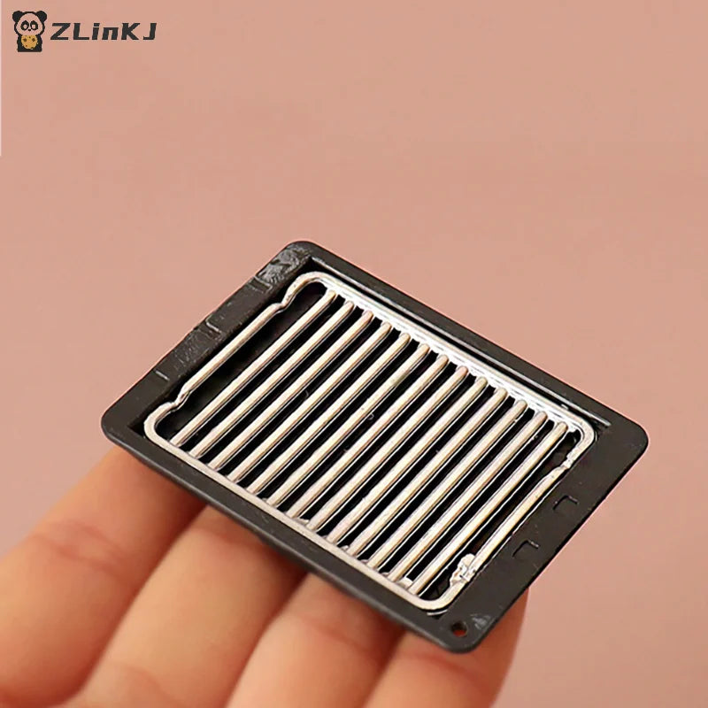 ▶1/12 Dollhouse Simulation Grilled Fish Barbecue Grill Dollhouse Miniature Kitchen Decorations Dolls House Food Accessories Zpaxo