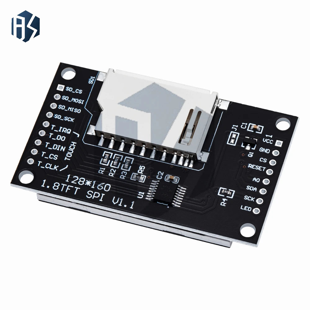 1.8 Inch TFT LCD Module LCD Screen Module With Touch SPI Serial 51 Driver 4 IO ST7735S Driver TFT Resolution 128*160 For Arduino Zpaxo