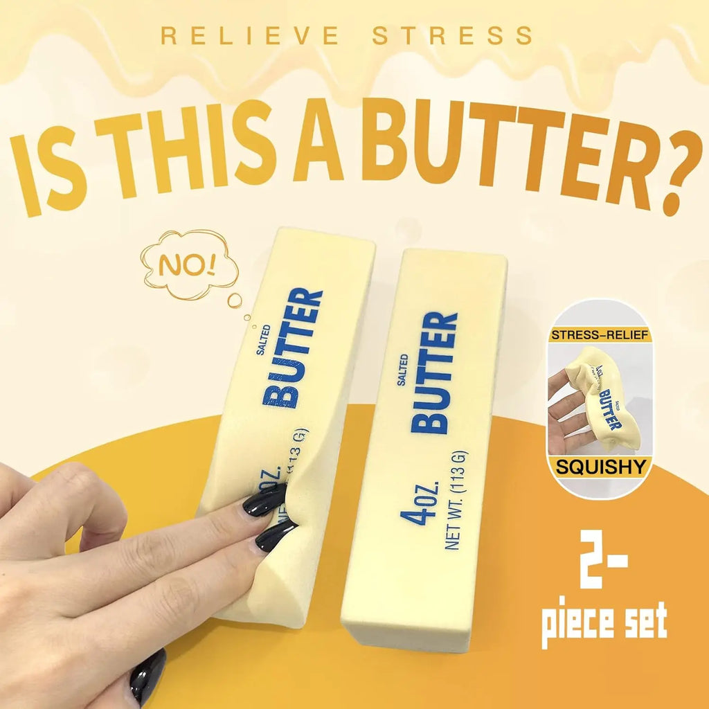 Lifelike Sticky Soft Butter Stick Slow Rebound Toy Wet Moisture Hand
