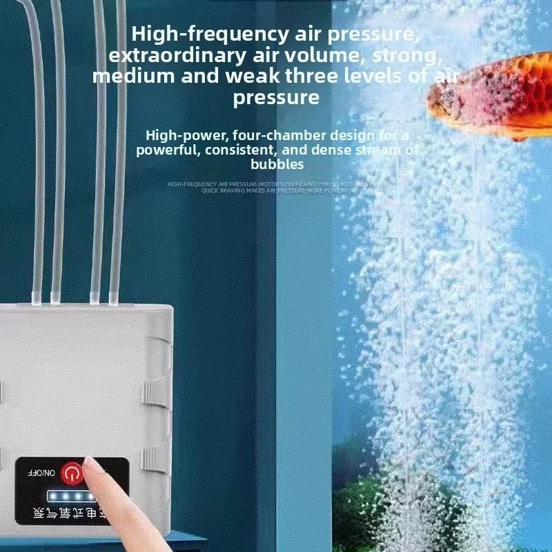 Rechargeable Fish Tank Aerator Pump Outdoor Fishing Portable Ultra