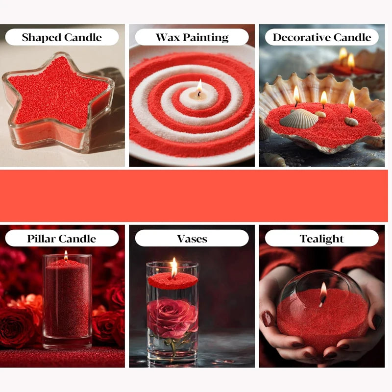 Sand Pearled Candle Making Kit 100g – Wicks Included Candle Making Kit Zpaxo