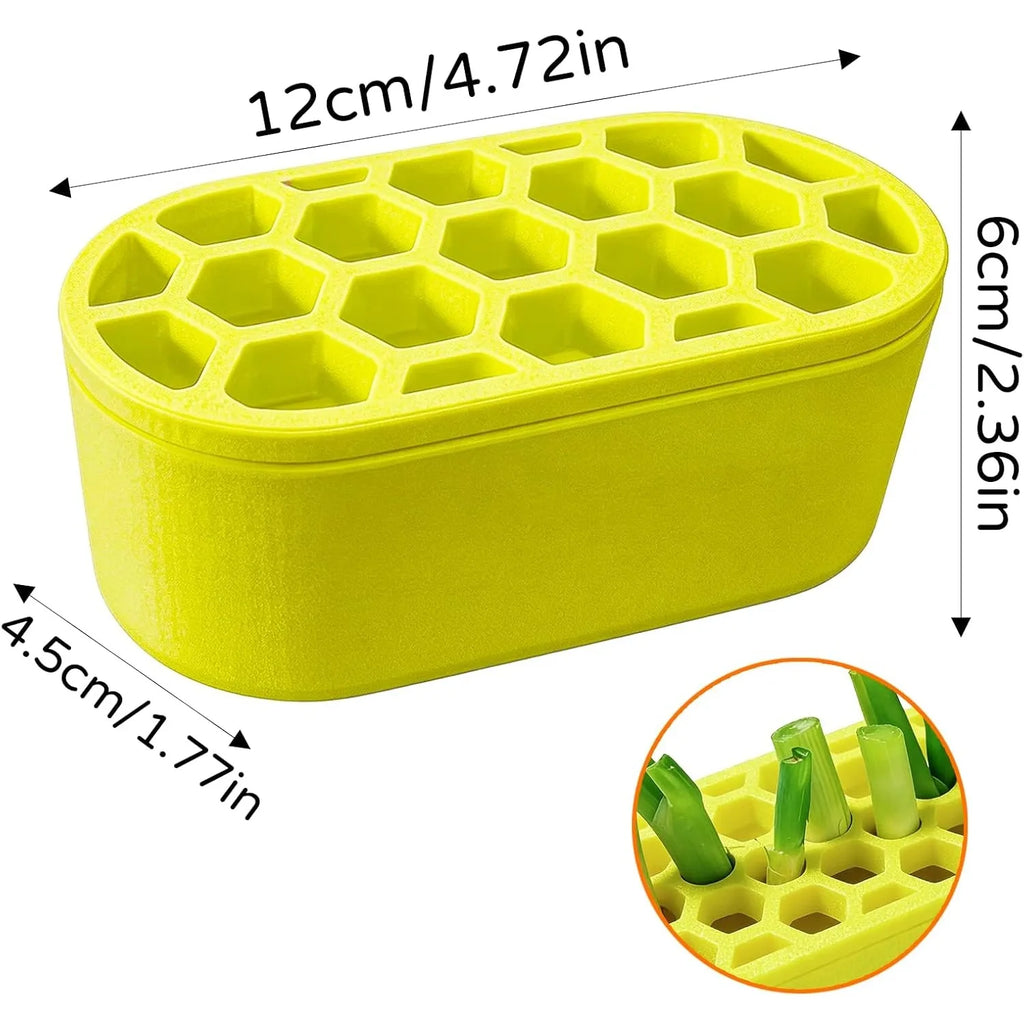 3D Printed Green Onion Regrower Sprouting Hydroponic Scallion Planter