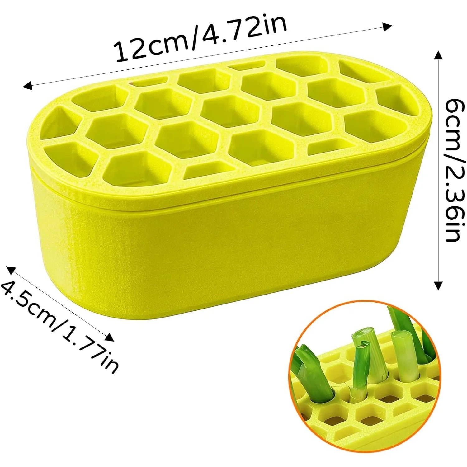 3D Printed Green Onion Regrower Sprouting Hydroponic Scallion Planter