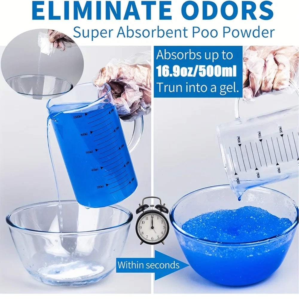 10 Outdoor Camping Toilet Urine Solidification Deodorizer Car Folding