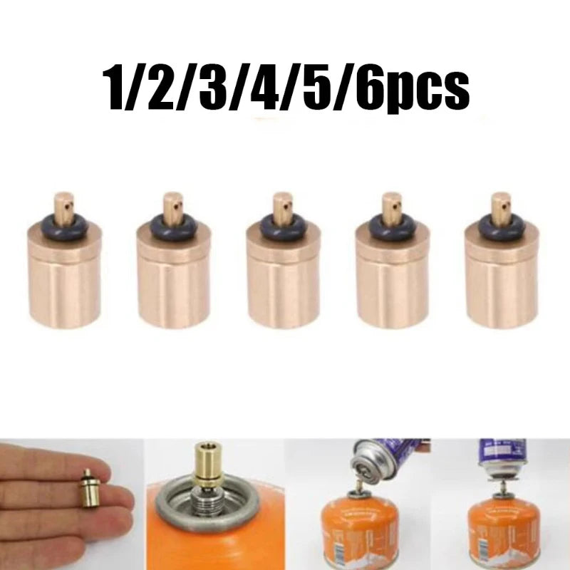Camping Gas Stove Refill Adapter – Aluminum Converter Head