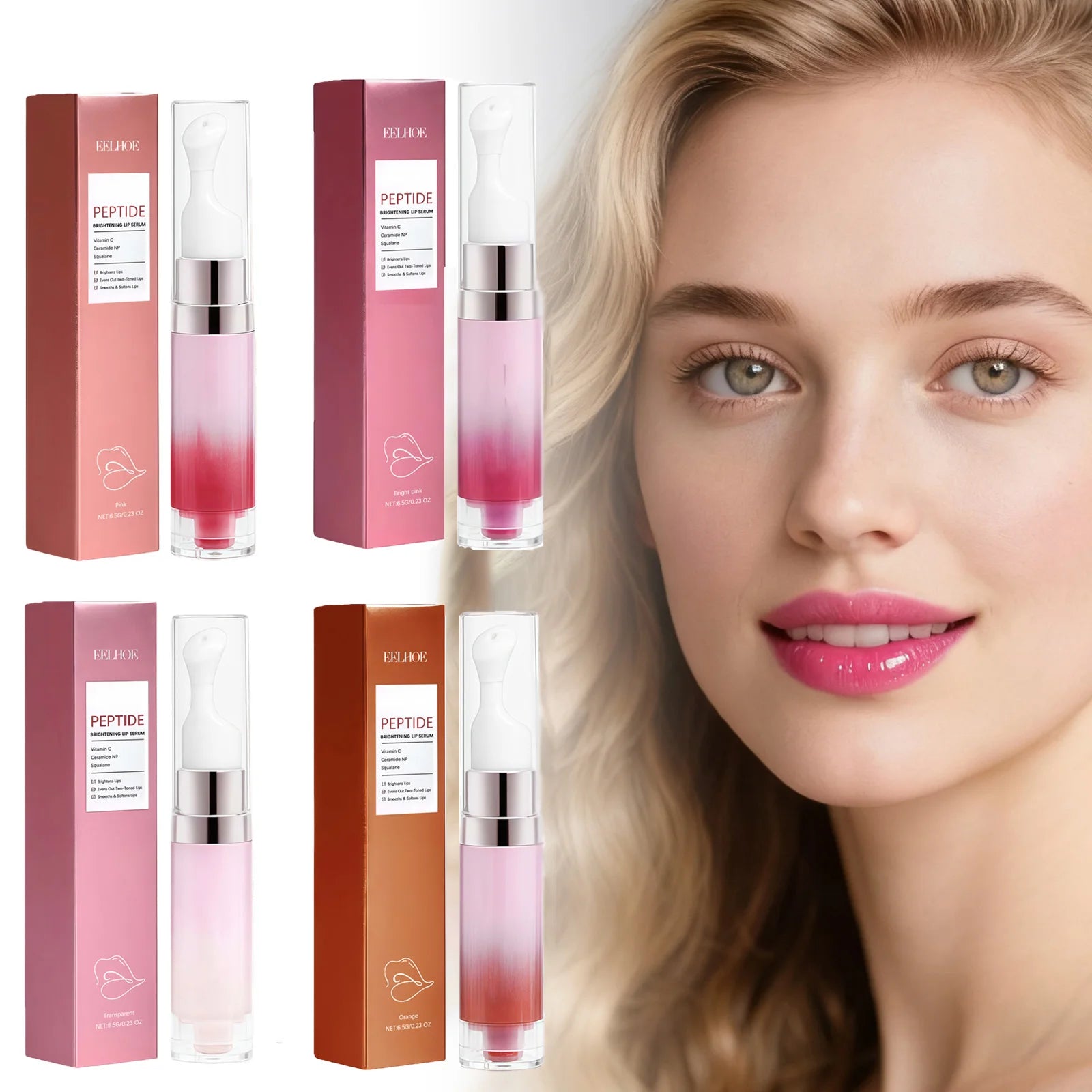EELHOE Hydrating Lip Serum – Brightening & Plumping Lip Balm Lip Serum Treatment Zpaxo