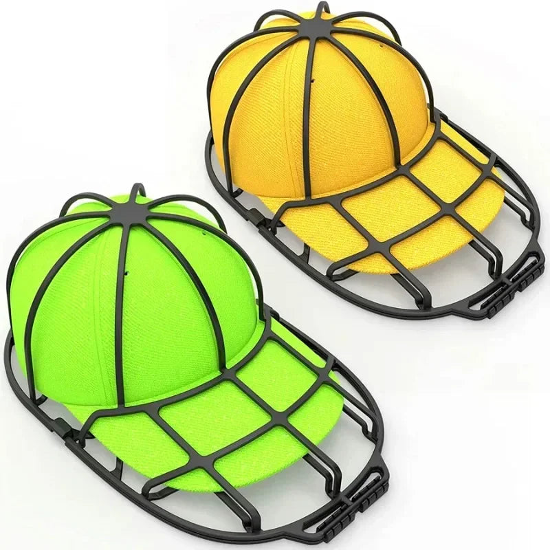 Hot Baseball Cap Washer Bag for Washing Machine Anti-Deformation Hat Cleaning Cage Frame Holder Home Laundry Guard Support Zpaxo