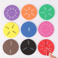 Interactive Fraction Circles Unit Fraction Manipulatives Rainbow Circle Math Fraction Games Montessori Math Toy For Children Kid Zpaxo 9pcs
