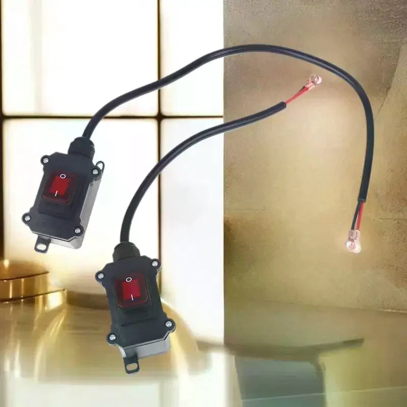 Motorcycle Power Switch Battery Disconnect 12V 24V Waterproof Cut Off Zpaxo