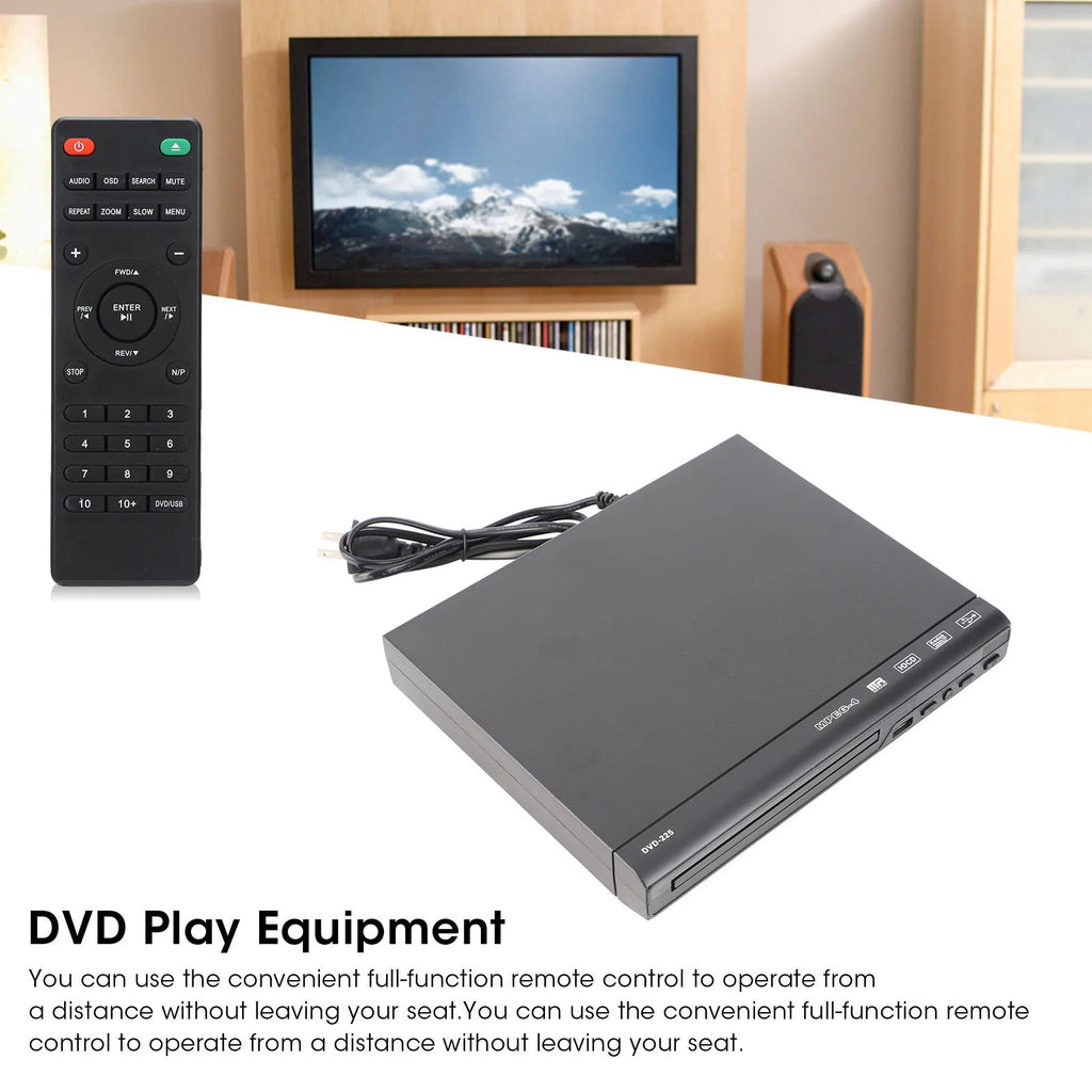 DVD Play Equipment Home Audio Video Player Household USB Interface