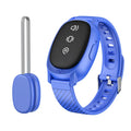 New Kids Bedwetting Alarm Wireless USB Rechargeable Portable Wearable Vibration Reminder For Children Potty Training 2026 Zpaxo Blue