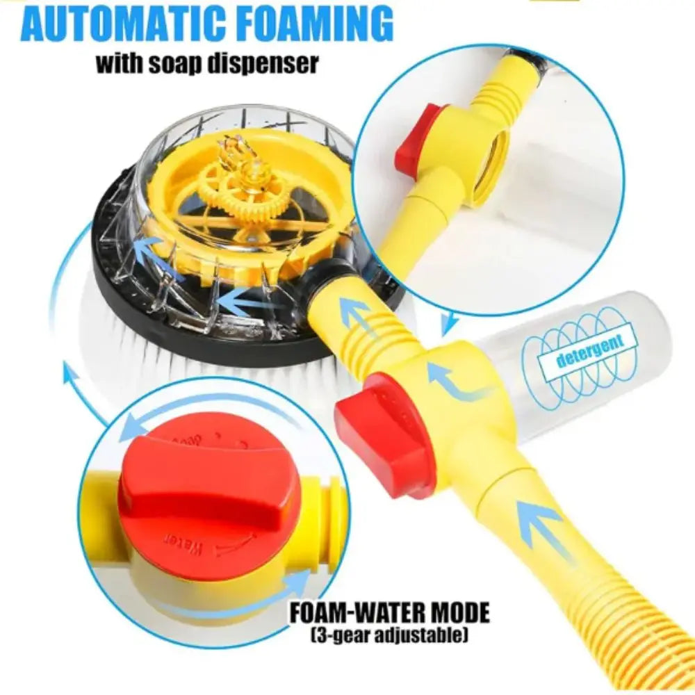 360 Degree Rotation Car Rotary Wash Brush Automatic Rotating Zpaxo