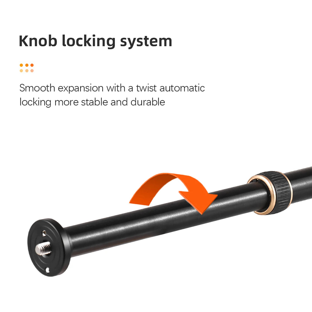 Tripod Extension Rod Boom Arm Quick Release Plate 22lbs Load Capacity